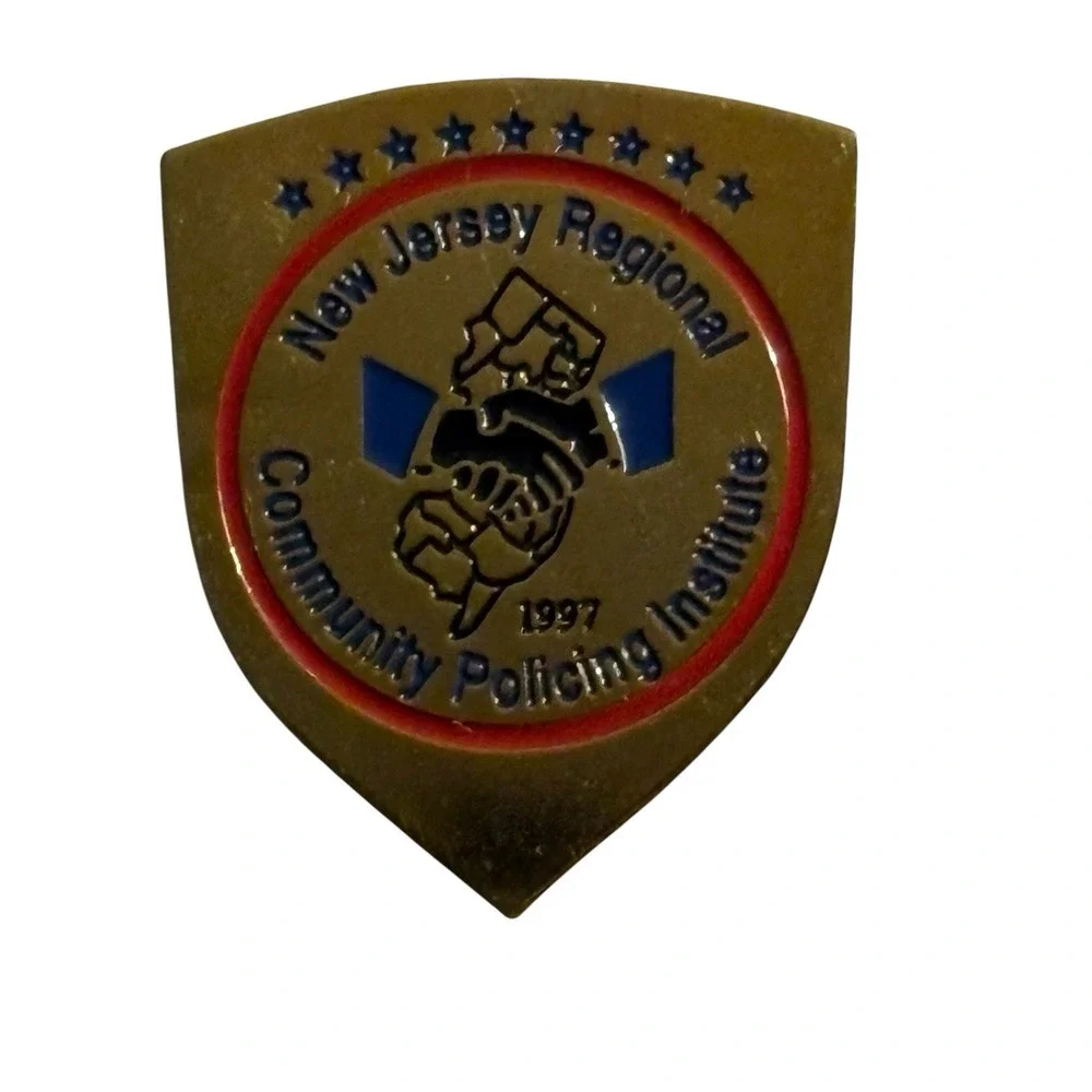 New Jersey Regional Community Policing Institute 1997 Pin Lapel Tie Tack Hat Pin